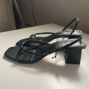 Black Sandal heels from H&M